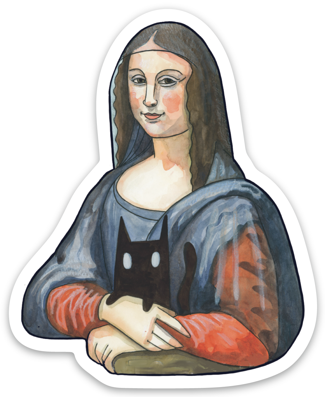 Mona Lisa Sticker