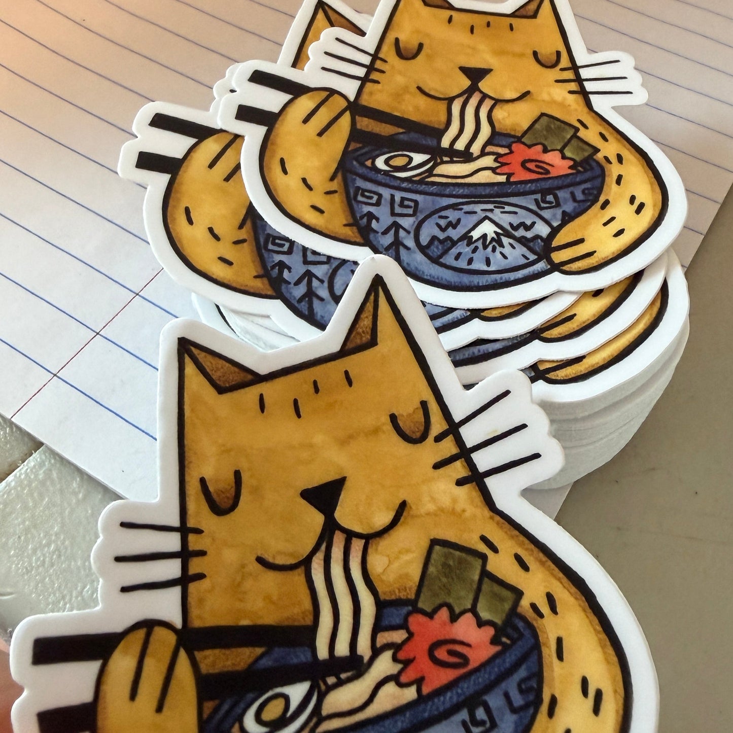 Ramen Cat Sticker
