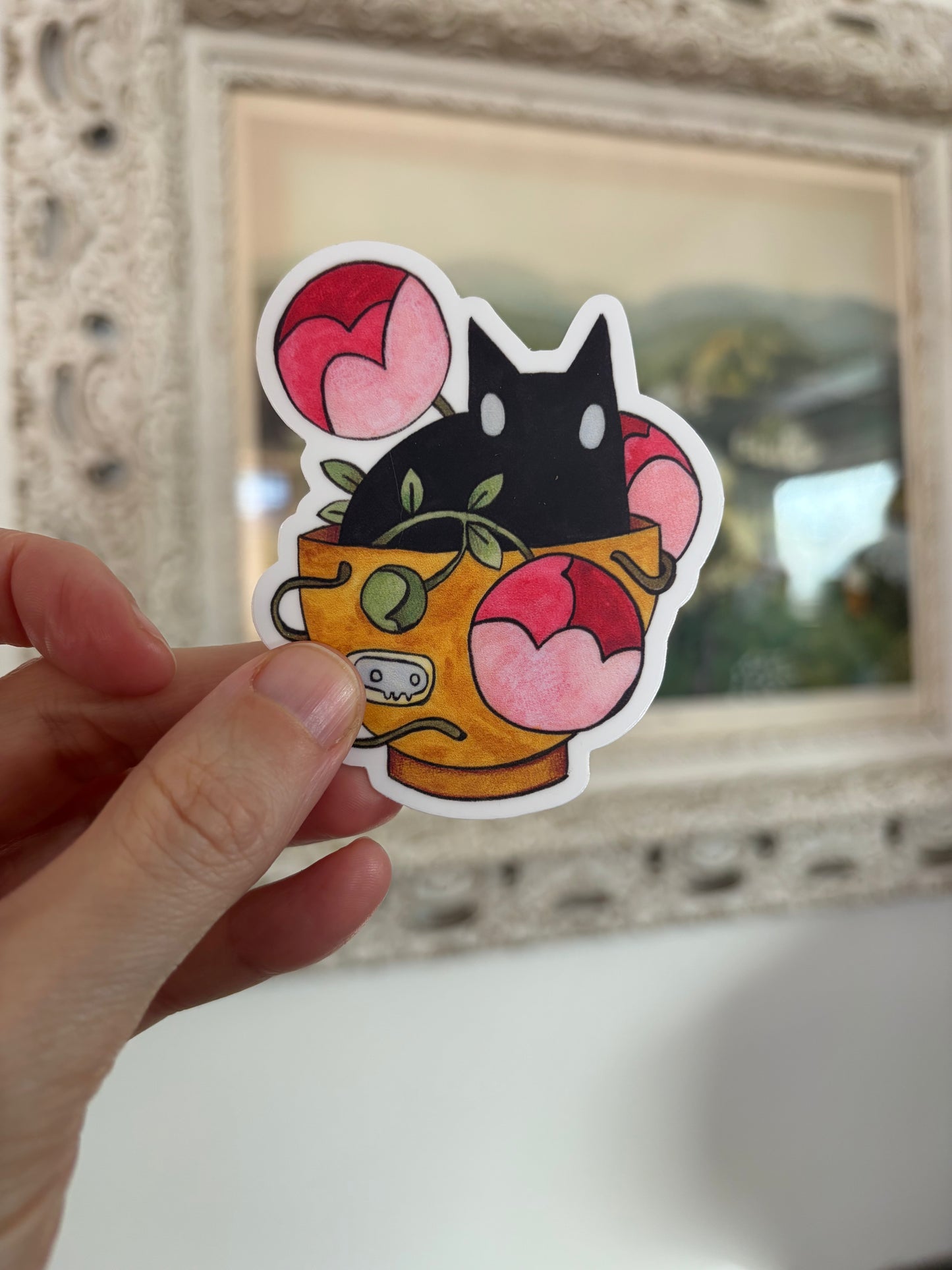 Peony Sticker