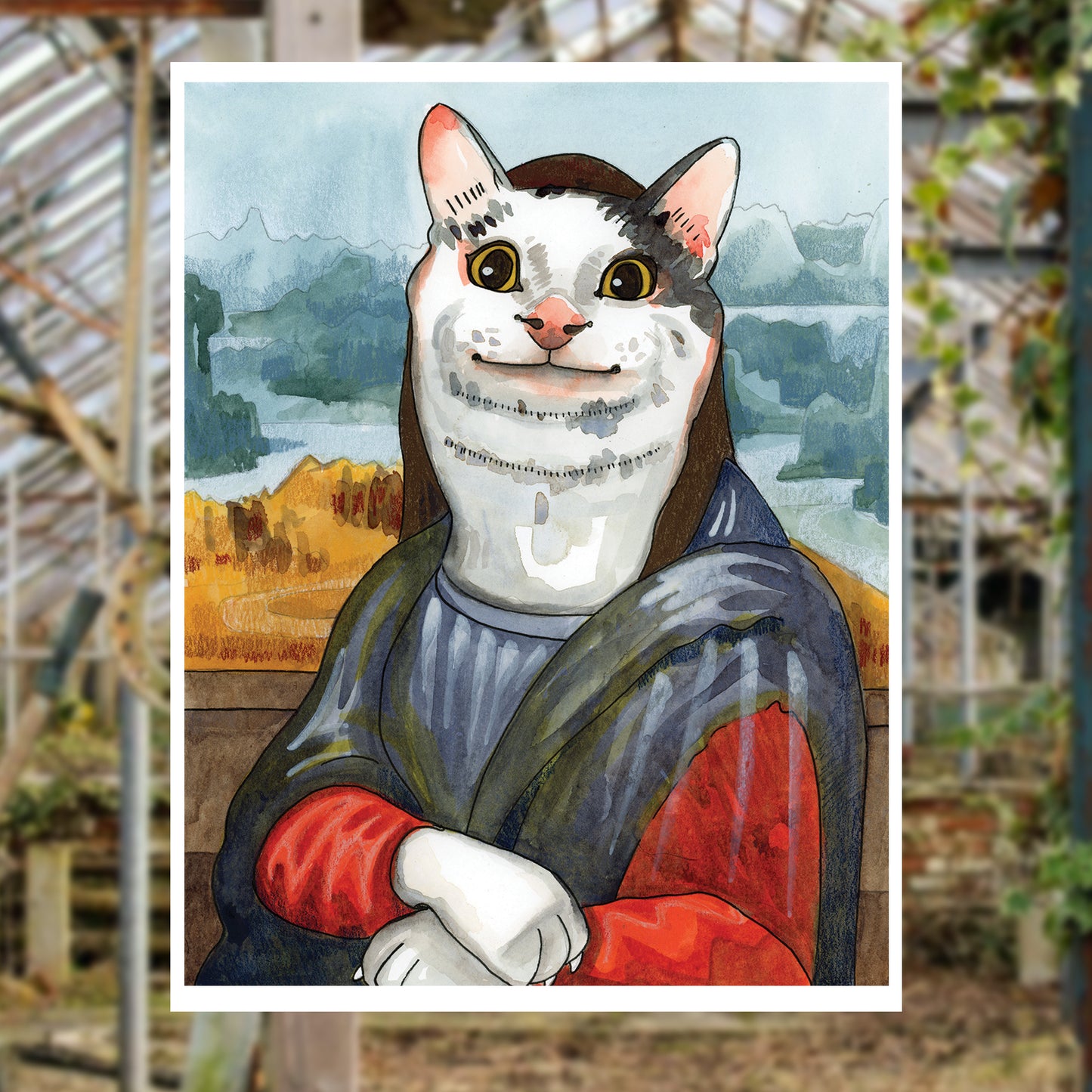 Mona Beluga 11x14 Print