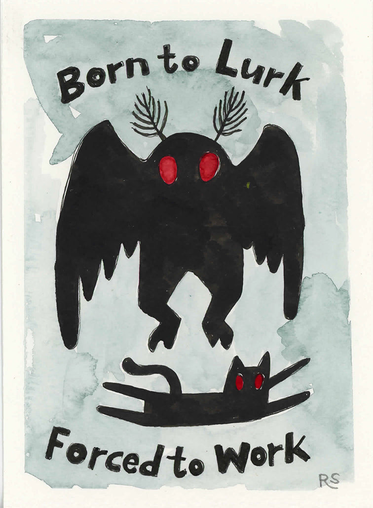 Mothman 5x7 Print