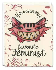 Favorite Feminist card
