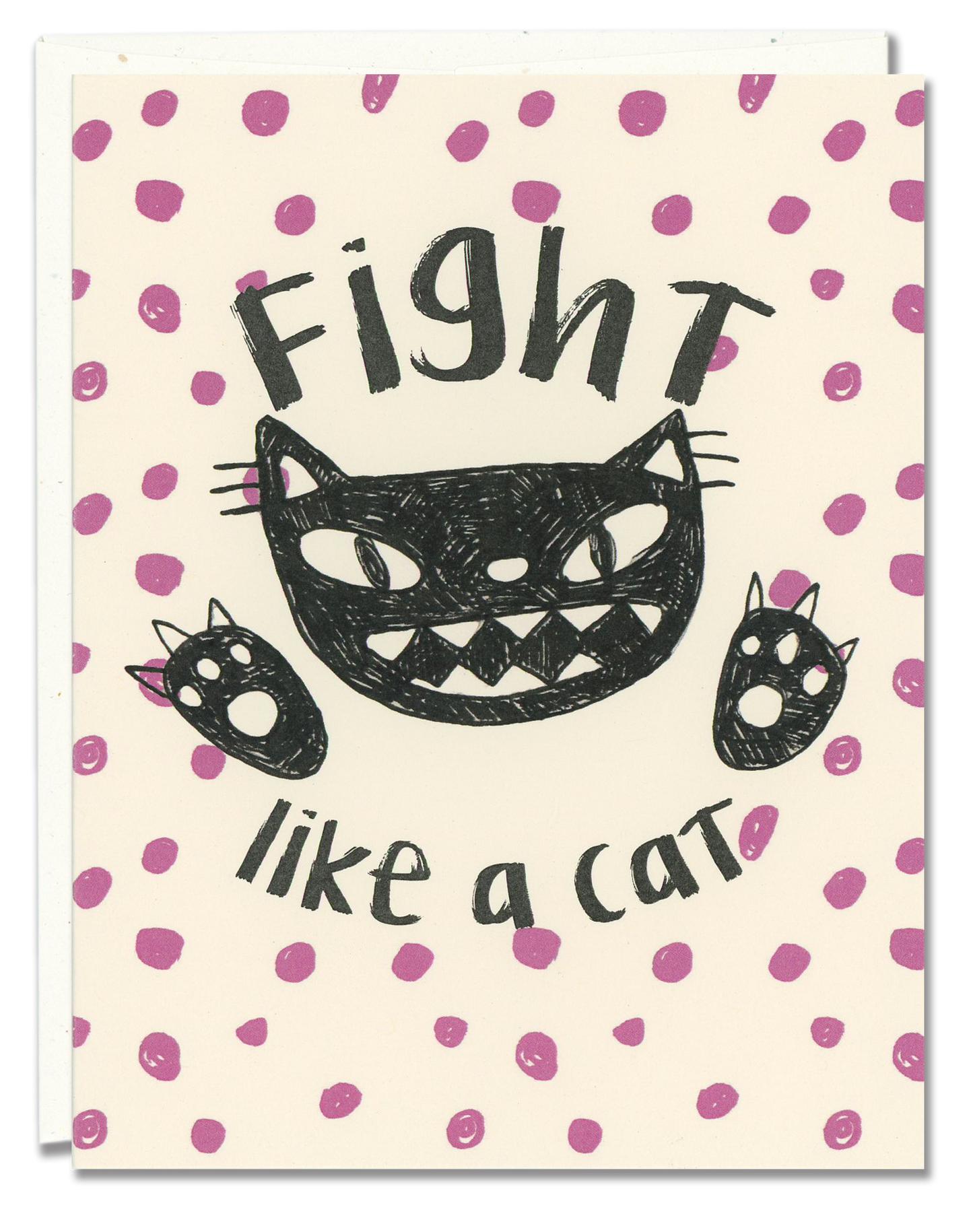 Fight Like a Cat Card