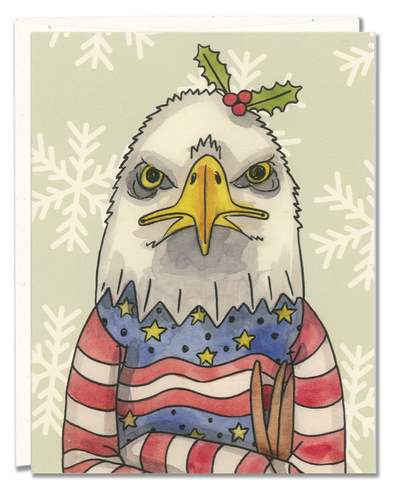 Bald Eagle Ugly Sweater card