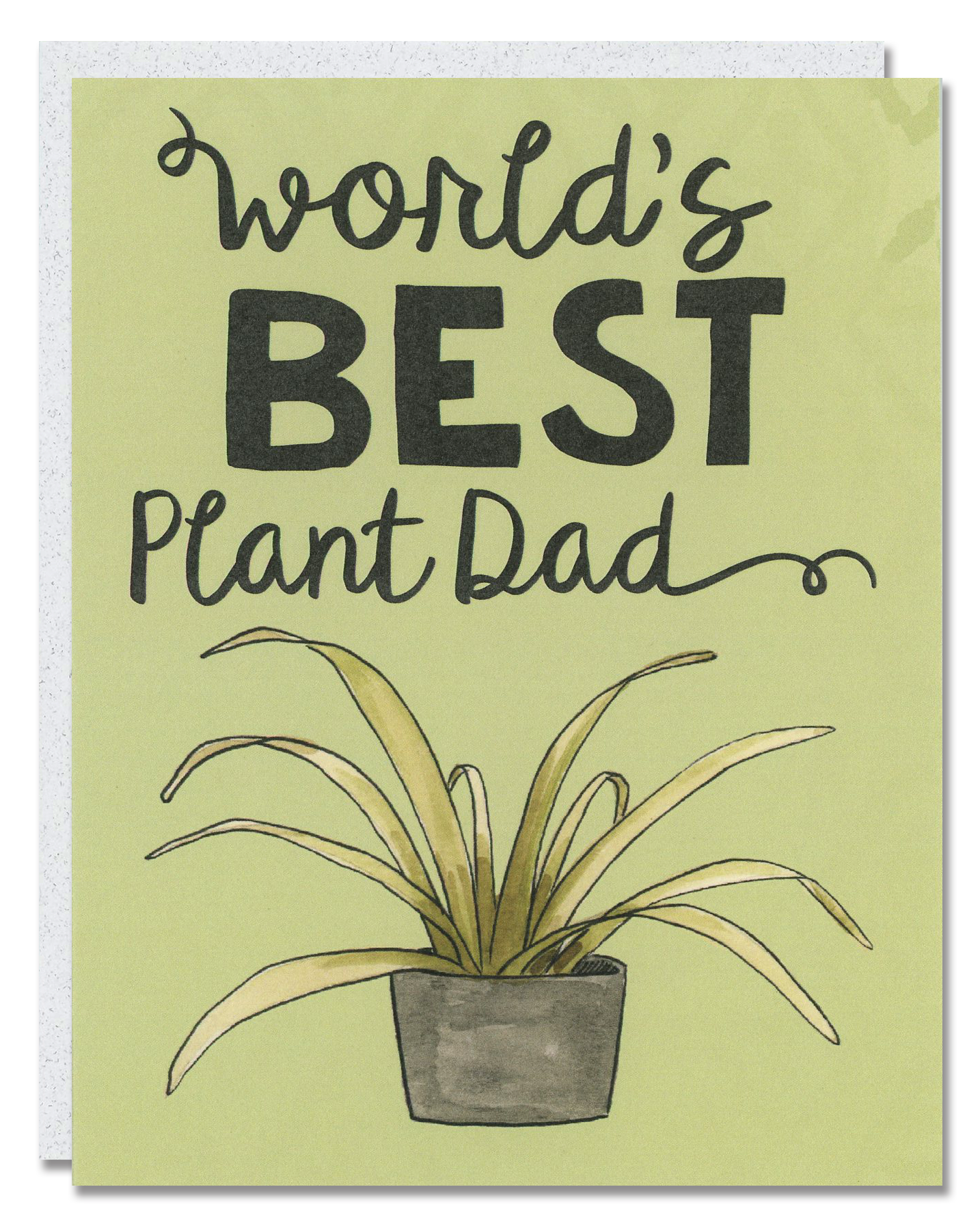 World's Best Plant Dad card