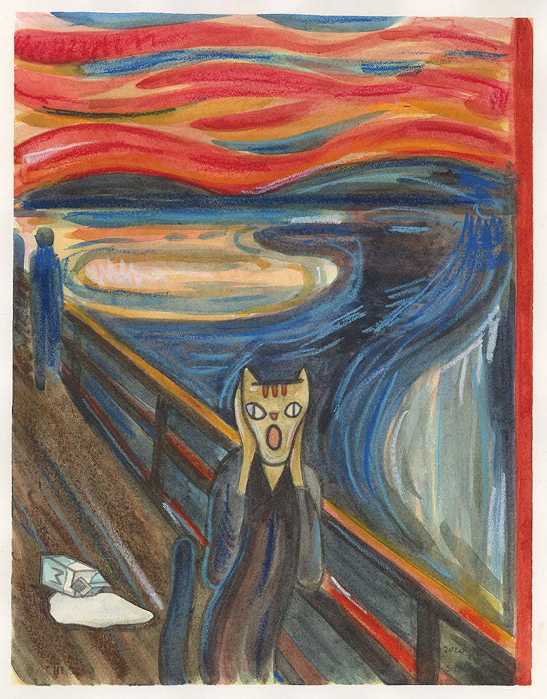 The Scream Print 11x14