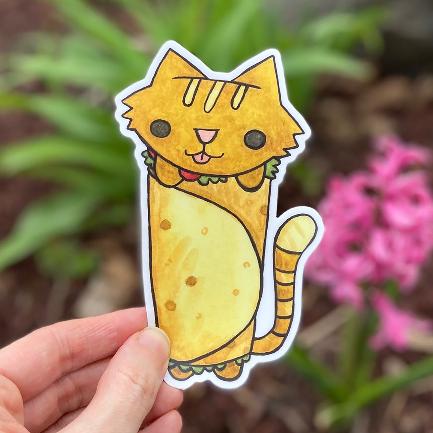 Purrito Sticker