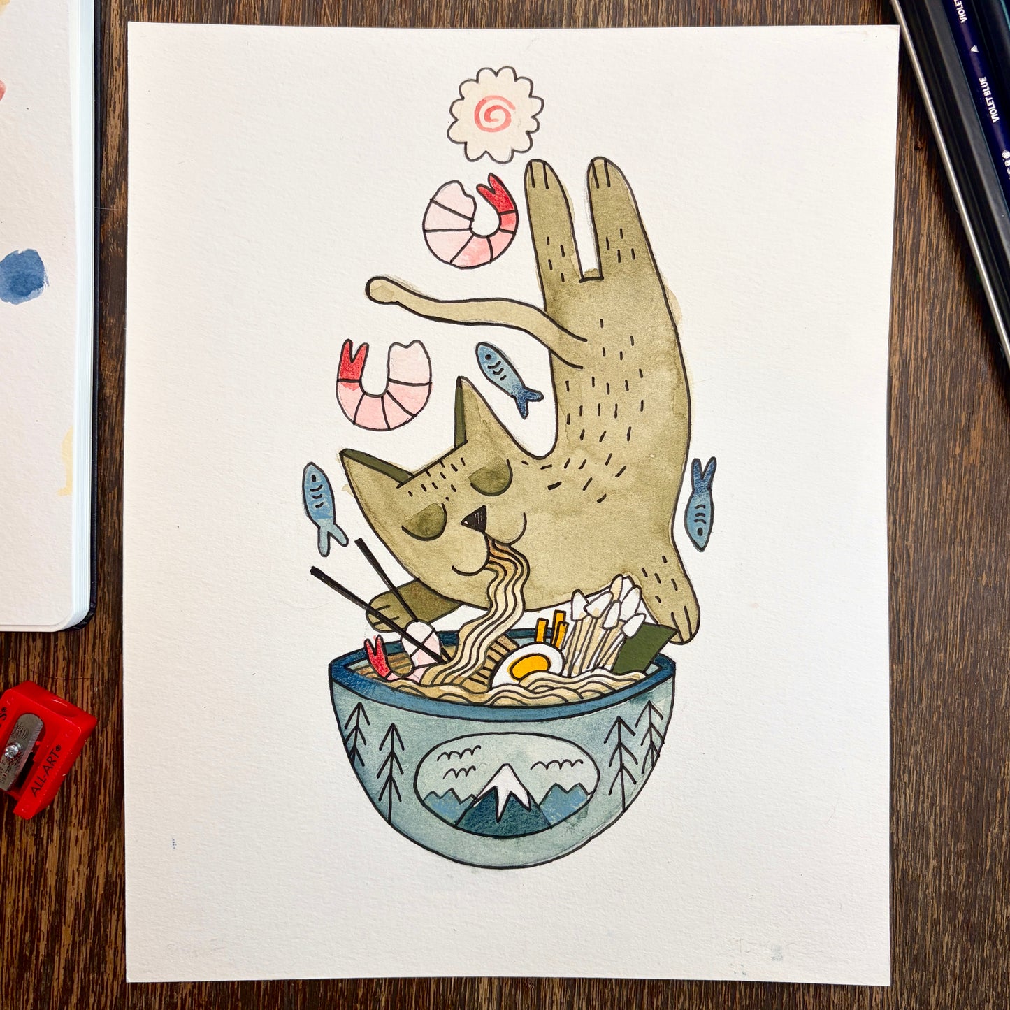 Soop III 8x10 Original Illustration