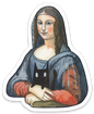 Mona Lisa Sticker