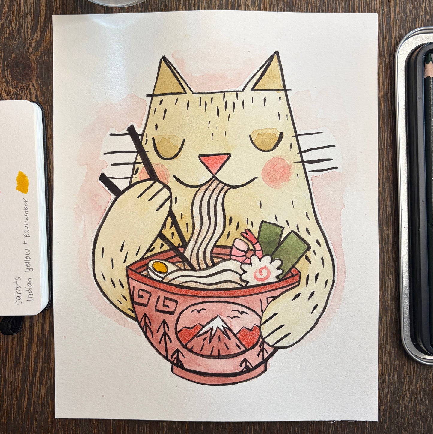 Soop II 8x10 Original Illustration