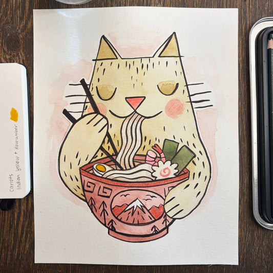 Soop II 8x10 Original Illustration