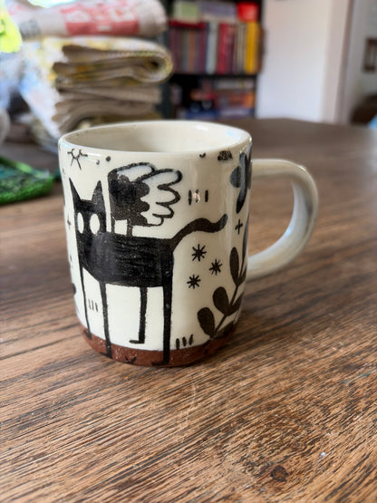 Winged Cat Mug
