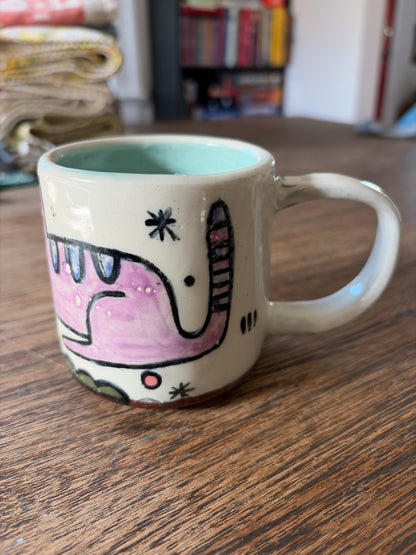 Purple Cat Mug
