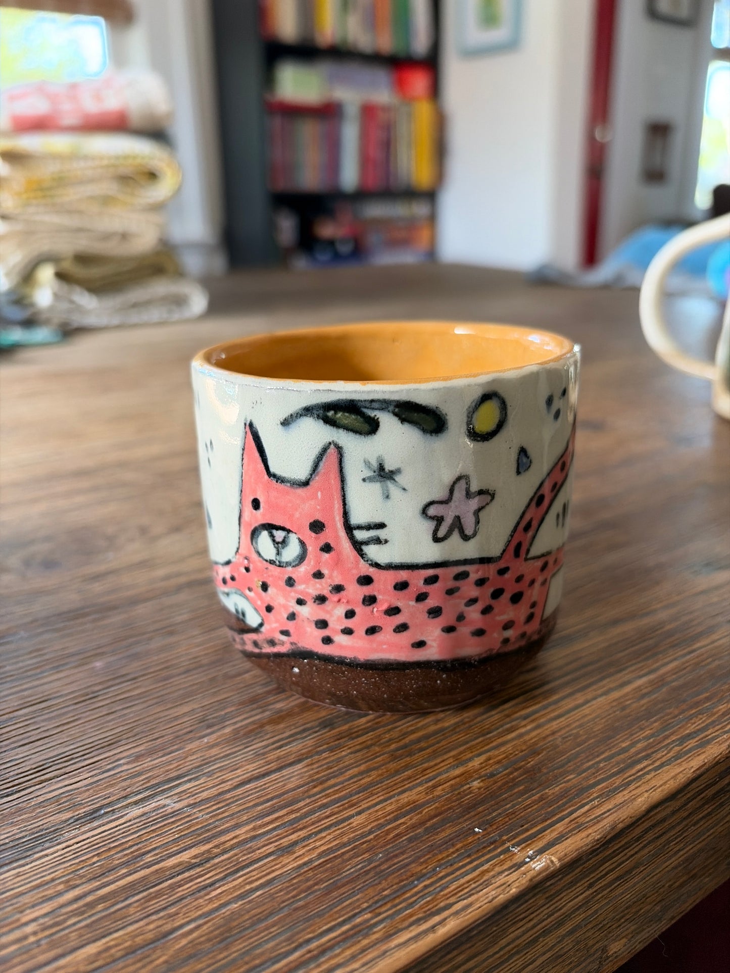 Pink Cat Mug