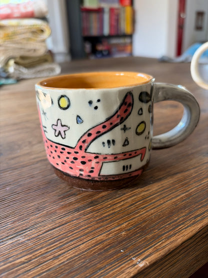 Pink Cat Mug