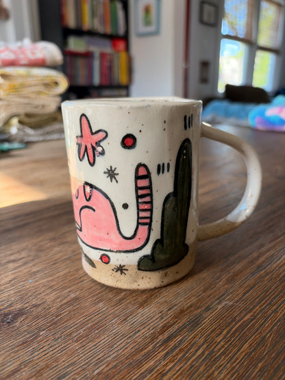 Pink Cat Mug