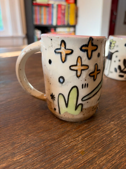 Teal Cat mug