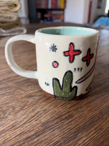 Purple Cat Mug