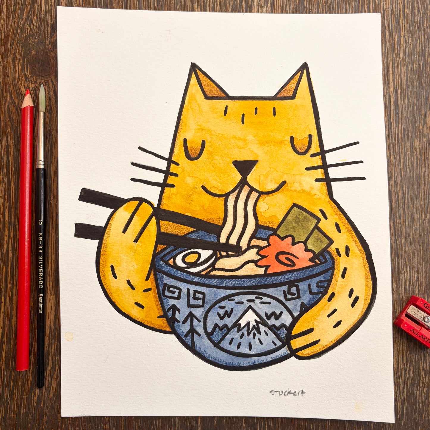 Soop 8x10 Original Illustration