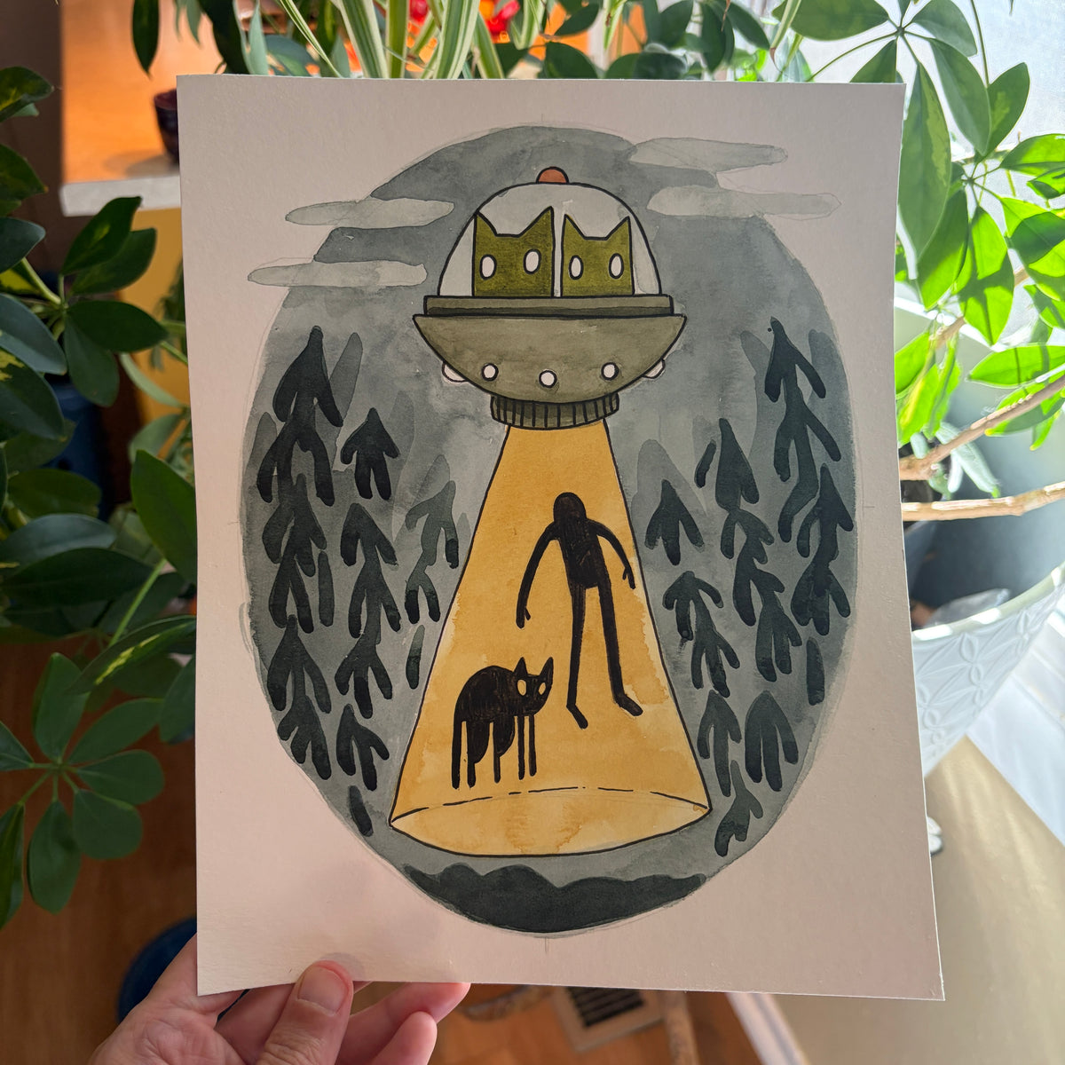 Adoption II 8x10 Original Illustration