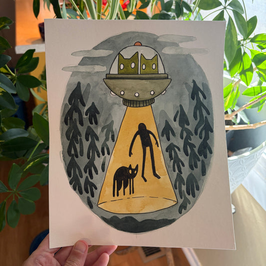 Adoption II 8x10 Original Illustration
