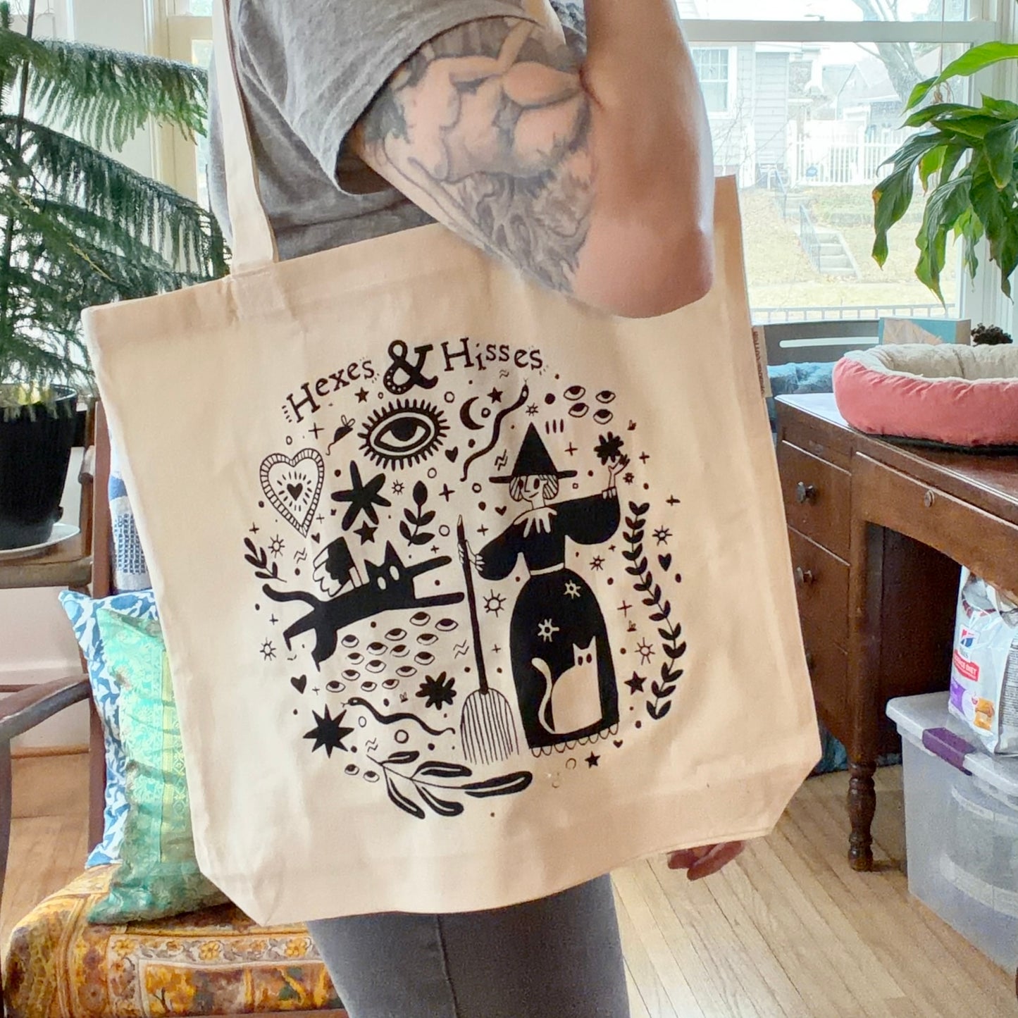 Hexes & Hisses Tote Bag