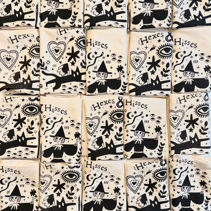 Hexes & Hisses Tea Towel