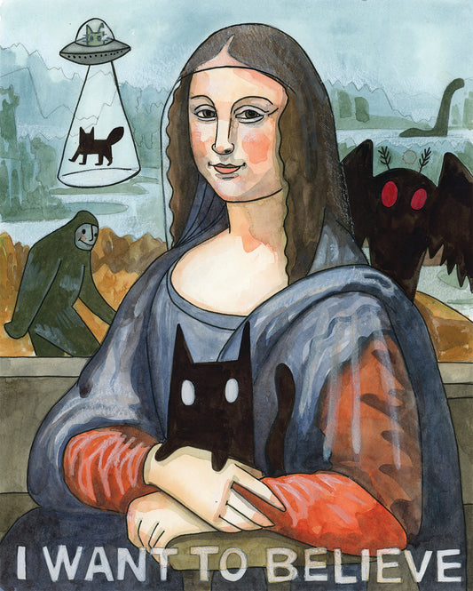 I Want to Believe 11x14 Print