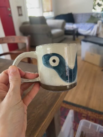 Blue Worm Mug
