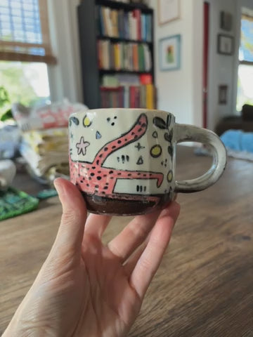 Pink Cat Mug