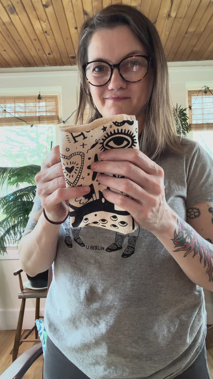 Hexes & Hisses Tea Towel