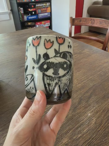 Raccoon Pencil Holder