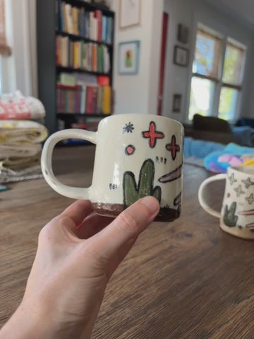 Purple Cat Mug