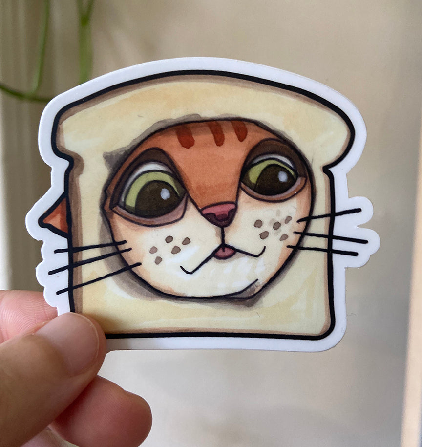 Bread Cat Sticker