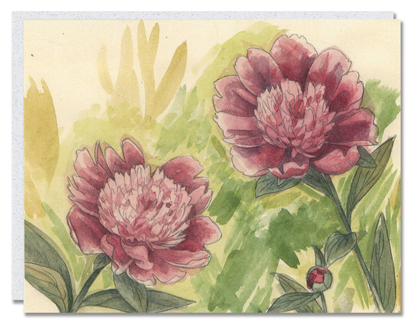 Peony card