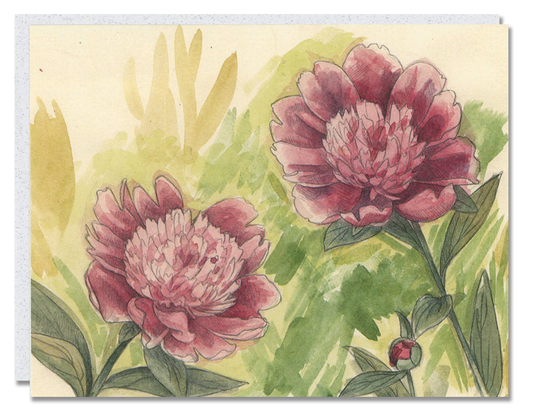 Peony card