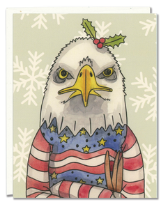 Bald Eagle Ugly Sweater card