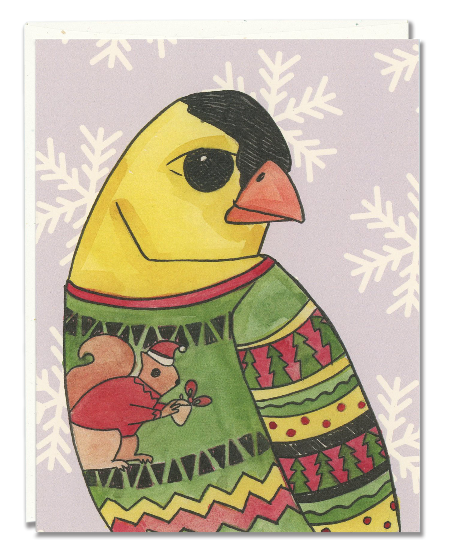 American Goldfinch Ugly Sweater card