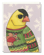 American Goldfinch Ugly Sweater card
