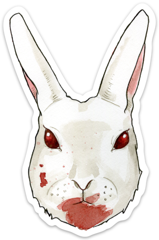 Killer Rabbit Sticker