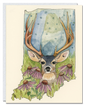 Indiana Deer card