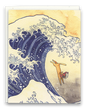 The Great Wave card