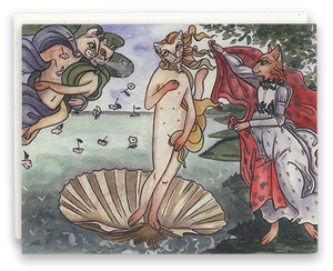 Birth of Venus card