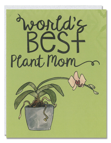 World's Best Plant Mom card