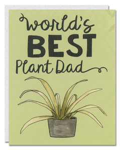 World's Best Plant Dad card