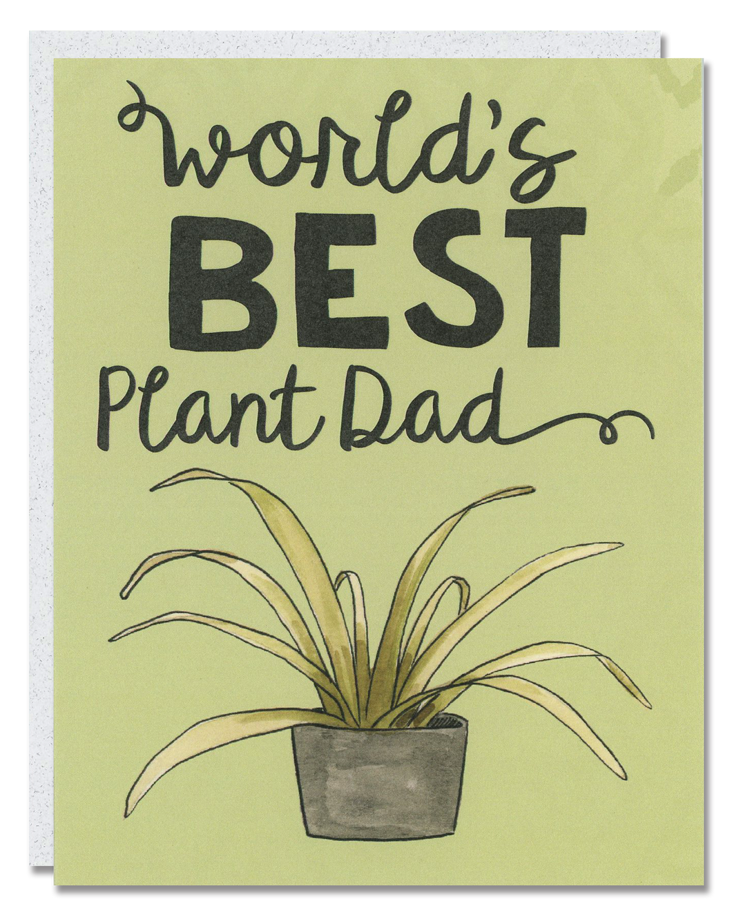 World's Best Plant Dad card