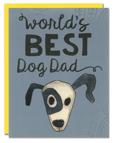 World's Best Dog Dad card