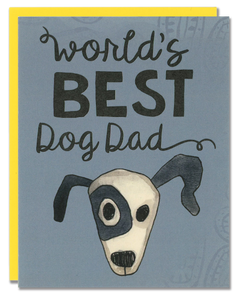 World's Best Dog Dad card