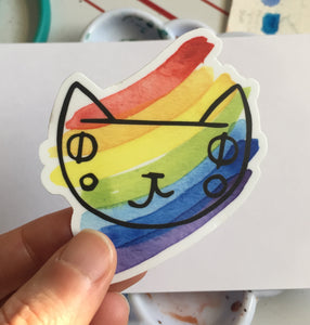 Rainbow Cat Sticker