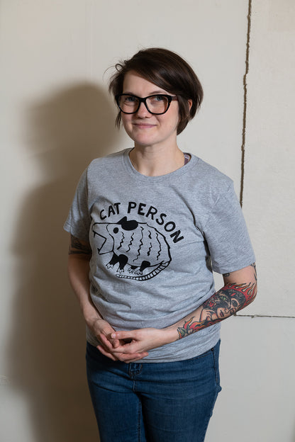 Cat Person Opossum T shirt